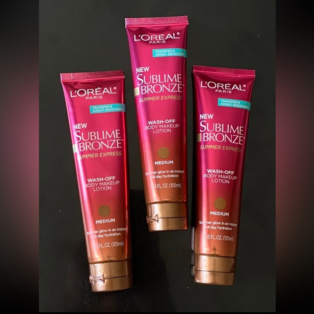 L'Oréal Paris Sublime Bronze Summer Express Body Makeup Lotion, Medium, 3.55 fl.